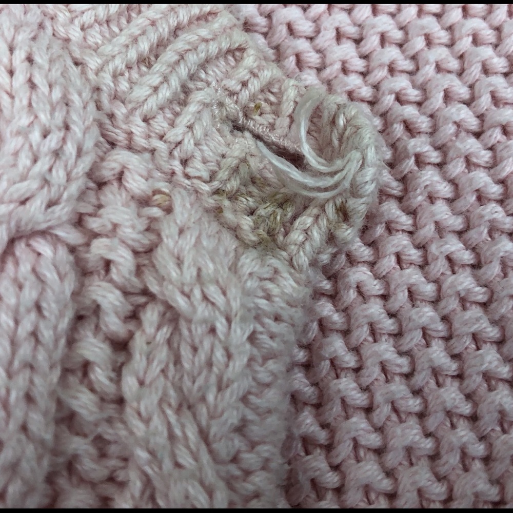 Pink Button Up Cardigan - Picture 3 of 3